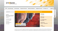 Desktop Screenshot of jenakultur.de